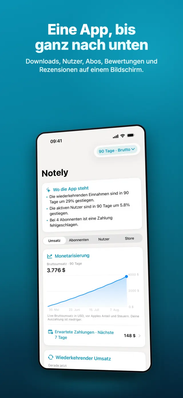 Eine App, bis ganz nach unten