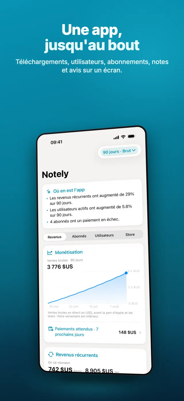 Une app, jusqu'au bout